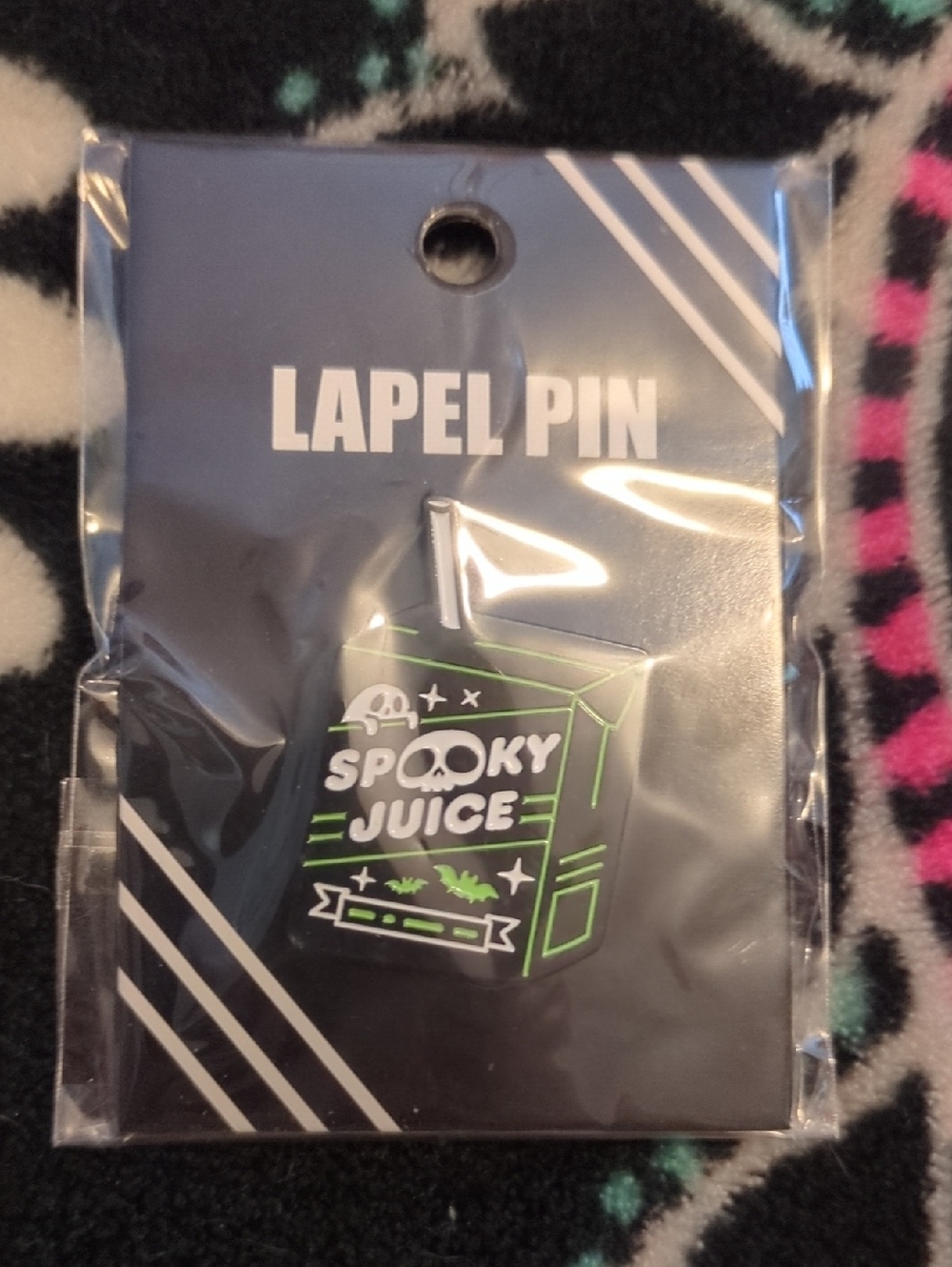 Spooky Juice Ghost Lapel Enamel Pin